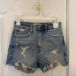 Distressed Mom Jean Shorts - New Never Worn